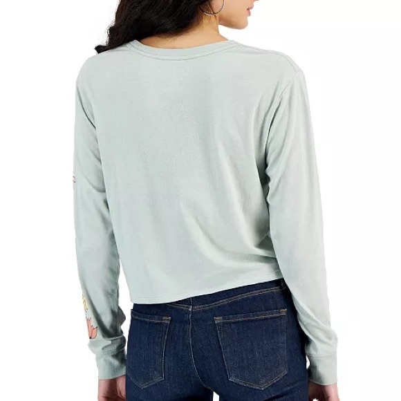 NWOT Juniors' Tom & Jerry Graphic-Print Long-Sleeve T-Shirt - Picture 2 of 3